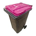 Afvalcontainer 240 liter licht gebruikt Grijs met roze, Ophalen of Verzenden, Nieuw