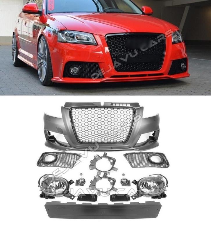RS3 Look Voorbumper voor Audi A3 8P Facelift, Autos : Divers, Tuning & Styling, Enlèvement ou Envoi