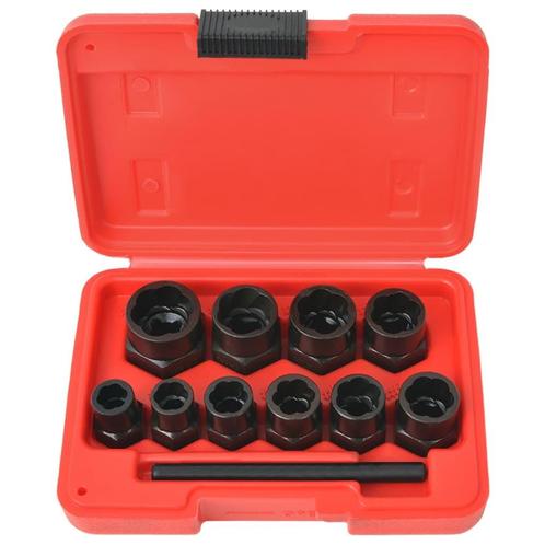 vidaXL Boutverwijdering set 11-delig staal, Doe-het-zelf en Bouw, Gereedschap | Handgereedschap, Nieuw, Verzenden