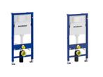 Veiling - 2 x Geberit Duofix Delta Inbouwreservoir met frame, Doe-het-zelf en Bouw, Sanitair, Nieuw
