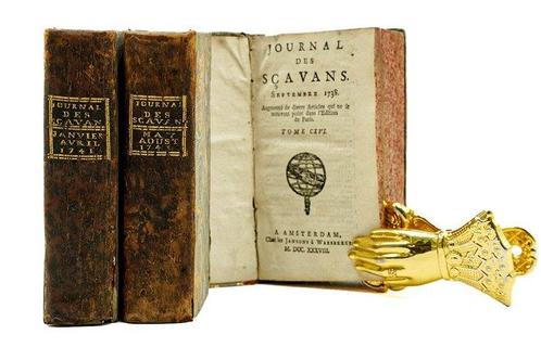 SN - Journal des Scavans - 1738-1741, Antiek en Kunst, Antiek | Boeken en Manuscripten