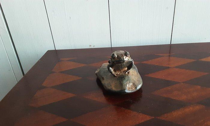 P. Chenet - Figuur - Kikker - Brons, Antiek en Kunst, Curiosa en Brocante