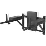 vidaXL Station de fitness murale noire, Sport en Fitness, Verzenden