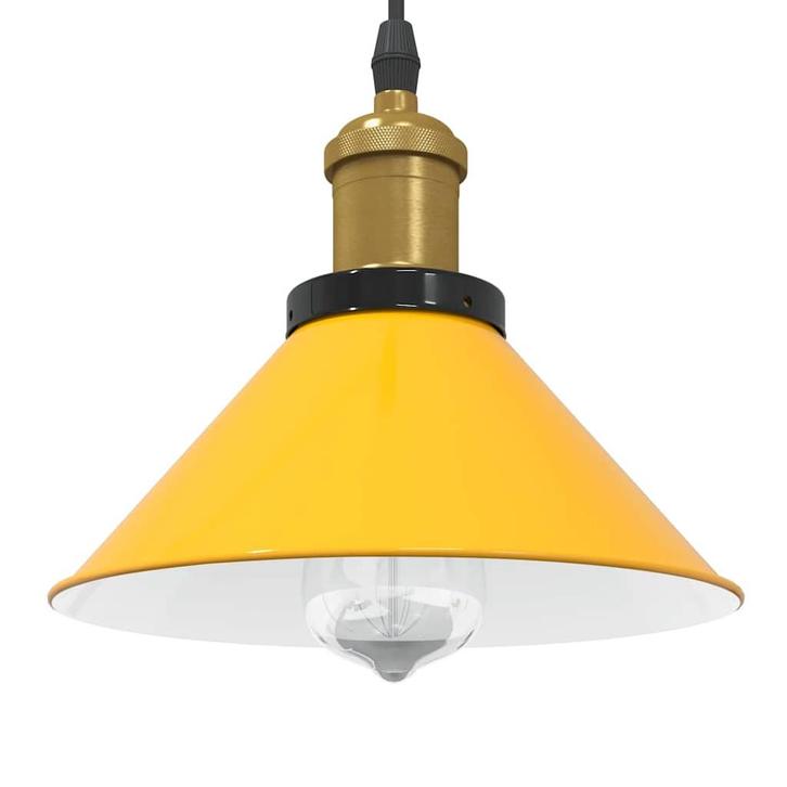 vidaXL Hanglamp in hoogte verstelbaar E27 Ø22 cm metaal, Maison & Meubles, Lampes | Autre, Envoi