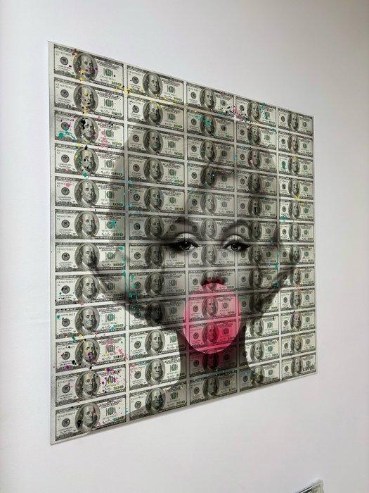N.Nathan - Board Dollars Bubble Marylin, Antiek en Kunst, Kunst | Schilderijen | Modern
