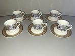 Limoges - Service à café (6) - Porcelaine - Décoré à la main