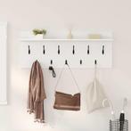 vidaXL Wandgemonteerde kapstok Wit 100 x 40 x 12 cm Bewerkt, Verzenden, Nieuw