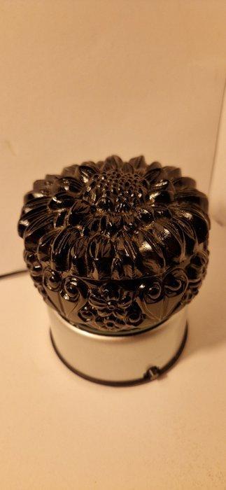 Doos - zonnebloem - opaline glas, Antiek en Kunst, Curiosa en Brocante