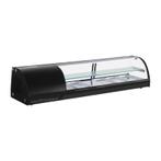 Tapasvitrine | Zwart | 5x 1/3 GN | +4°C/+8°C | Statisch | 2, Verzenden, Nieuw in verpakking