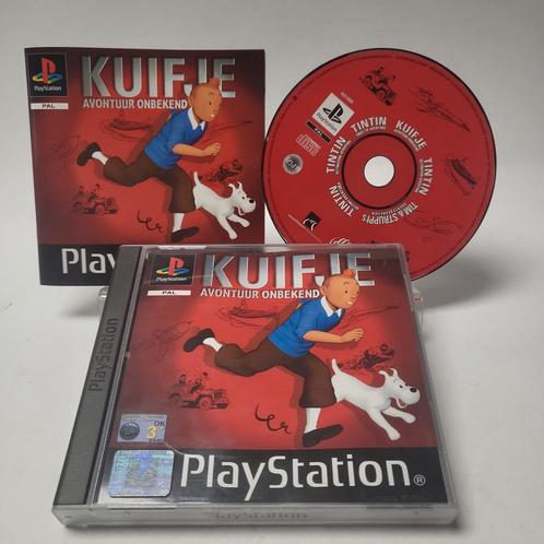 Kuifje - Avontuur Onbekend Playstation 1, Games en Spelcomputers, Games | Sony PlayStation 1, Zo goed als nieuw, Ophalen of Verzenden