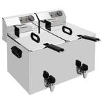Friteuse | Elektrisch | 8+8L | 0°C/180°C | 7kW (2x 230V) |, Verzenden, Nieuw in verpakking