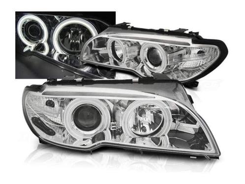 CCFL Angel Eyes koplampen Chrome geschikt voor BMW E46, Autos : Pièces & Accessoires, Éclairage, Envoi