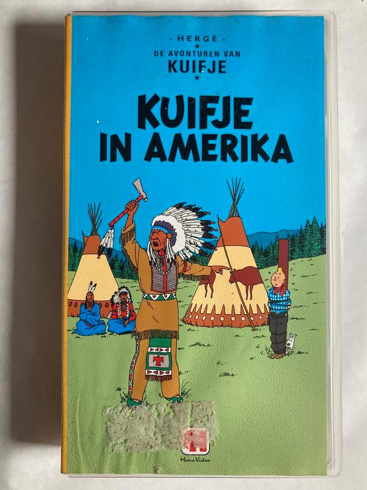DE AVONTUREN VAN KUIFJE KUIFJE IN AMERIKA (VHS), CD & DVD, VHS | Film