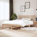 vidaXL Bedframe massief hout 150x200 cm, Huis en Inrichting, Slaapkamer | Bedden, Verzenden, Nieuw