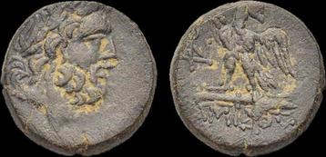 Ca 85-65bc Pontos Amisos Time of Mitradates Vi Ae20 eagle..., Verzenden