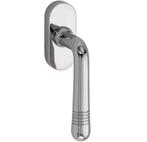 Draaikiepgarnituur Art-Deco/Elegant glans nikkel, Nieuw, Overige materialen, Klink of Kruk