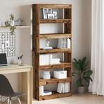 vidaXL Boekenkast/Kamerverdeler oud hout 80x30x198 cm, Huis en Inrichting, Kasten | Boekenkasten, Verzenden, Nieuw