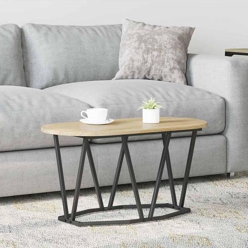 vidaXL Koffietafel in Sonoma Eiken - 80x40x40,5 cm - Gemaakt, Huis en Inrichting, Tafels | Salontafels, Nieuw, Verzenden