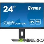 Iiyama ProLite XUB2492HSN-B5 24  Full HD USB-C IPS Monitor, Informatique & Logiciels, Verzenden