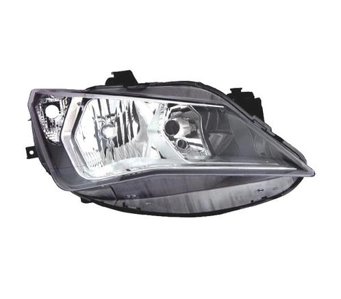Phare Droit Pour Seat Ibiza 12-17 Fond Foncé + Chromé, Auto-onderdelen, Verlichting, Verzenden