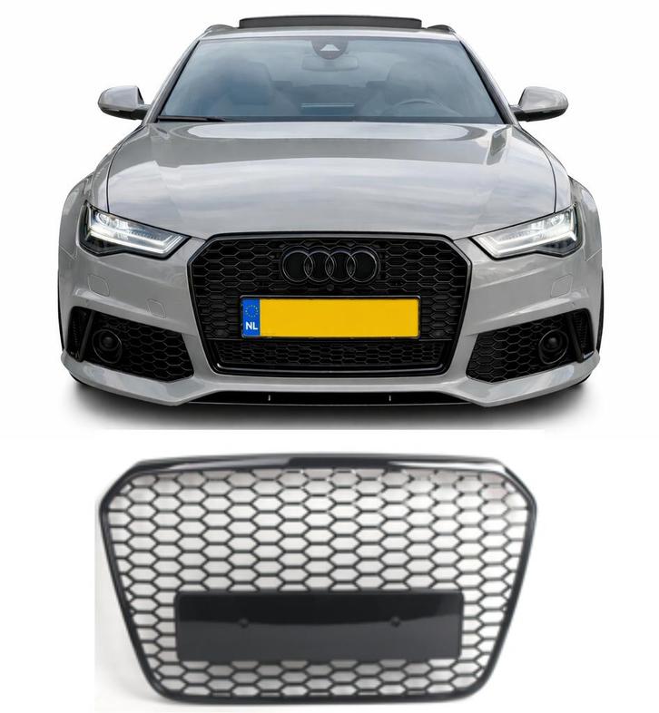 Grill | Audi | A6 2012-2015 | C7 4G | Pre-Facelift | RS6-Loo, Auto-onderdelen, Carrosserie, Nieuw, Audi, Verzenden