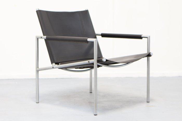 Spectrum - Martin Visser - Lounge stoel - SZ02 - Leder,, Antiek en Kunst, Antiek | Meubels | Stoelen en Sofa's