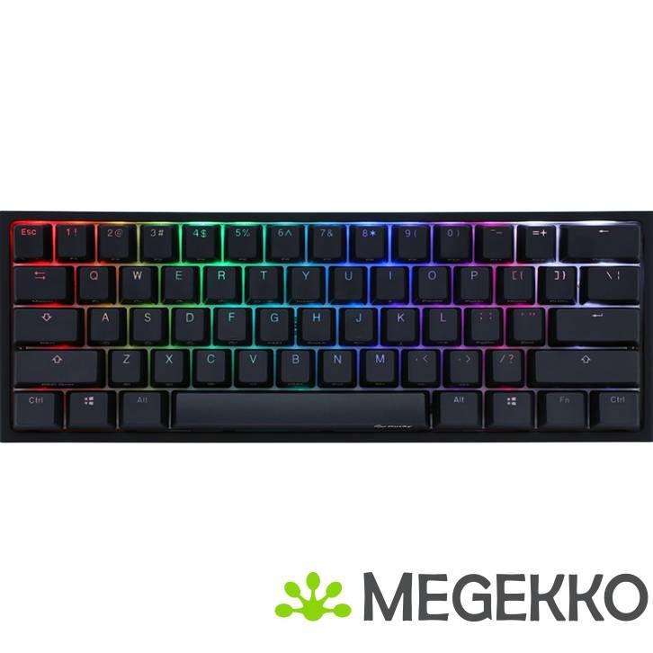 Ducky One 2 Mini RGB Zwart Cherry MX Blue, Computers en Software, Toetsenborden, Nieuw, Verzenden