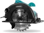 VONROC Cirkelzaag 1200W – 185mm – Incl. parallelgeleider en, Ophalen of Verzenden, Nieuw