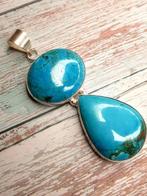 Zilver, Tibetan Turquoise - Hanger