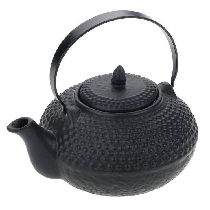 Oosterse theepot zwart | Met thee filter | 85cl | 12cm, Zakelijke goederen, Horeca | Keukenapparatuur, Nieuw in verpakking, Verzenden