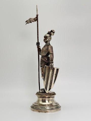 Figuur - Caballero en plata - .800 zilver