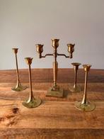 Taperstick (kleine blaker met een dunne pijp) (5) - Messing, Antiek en Kunst