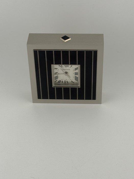 Wekker - cartier - Staal, Emaille - 2010-2020 - Wekker, Antiquités & Art, Antiquités | Horloges