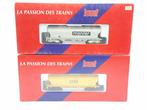 Jouef H0 - 655600/662600 - Wagon de marchandises pour trains, Nieuw
