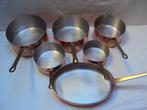 Magnifique lot 1 plat ovale et 5 casseroles - Steelpan -