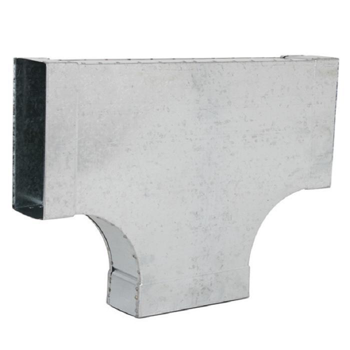 Rechthoekige (instort) T-stuk 90º - 220mm x 80mm, Bricolage & Construction, Ventilation & Extraction, Envoi