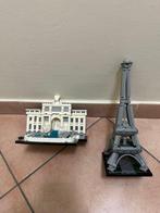 Lego Set - Architecture - Trevi Fountain; The Eiffel Tower, Nieuw