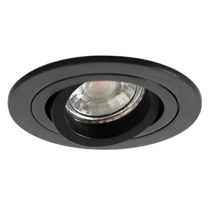 Spots inbouw Inbouwspot Lune Rond matzwart Binnenverlichting, Maison & Meubles, Lampes | Autre, Envoi