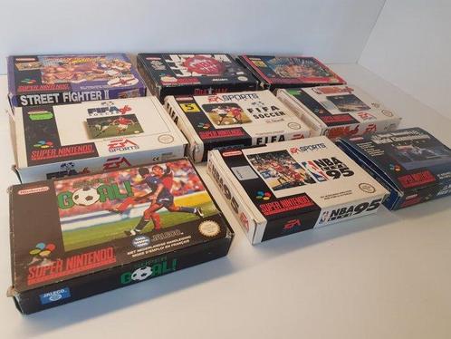 Nintendo - Snes - lot - Videogame - In originele verpakking, Games en Spelcomputers, Spelcomputers | Overige Accessoires