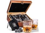 Veiling - Whisky set 8 Koelstenen en 2 Whiskey Glazen, Tickets en Kaartjes