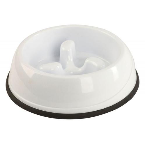 Kunststof voerbak anti dribble 500ml, wit - kerbl, Dieren en Toebehoren, Overige Dieren-accessoires, Nieuw