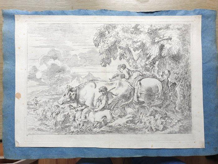 Giovanni Benedetto Castiglione (1609-1664) - Group of, Antiek en Kunst, Antiek | Overige Antiek