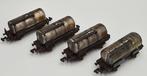 Roco, Piko N - WEATHERED - Modeltrein goederenwagon (4) -, Hobby en Vrije tijd, Modeltreinen | N-Spoor, Nieuw