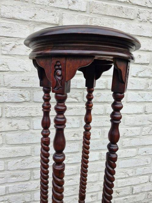 Plantentafel - Hout, Antiek en Kunst, Antiek | Overige Antiek