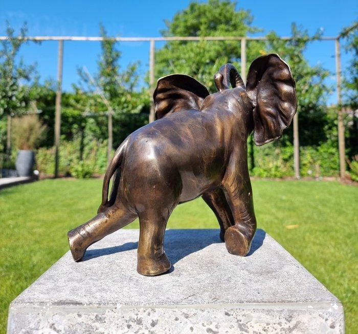 Beeldje - Olifant - Brons, Antiek en Kunst, Kunst | Designobjecten