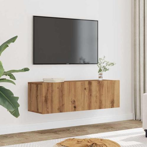 vidaXL Tv-meubels 2 st wandgemonteerd 100x30x30 cm, Huis en Inrichting, Kasten |Televisiemeubels, Nieuw, Verzenden
