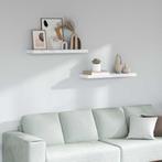 vidaXL Wandplank 2 pcs Wit Marmer 90 x 23,5 x 4 cm Bewerkt, Verzenden, Nieuw