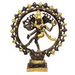 Beeld Shiva Nataraj Groot - Messing, Ophalen of Verzenden, Nieuw