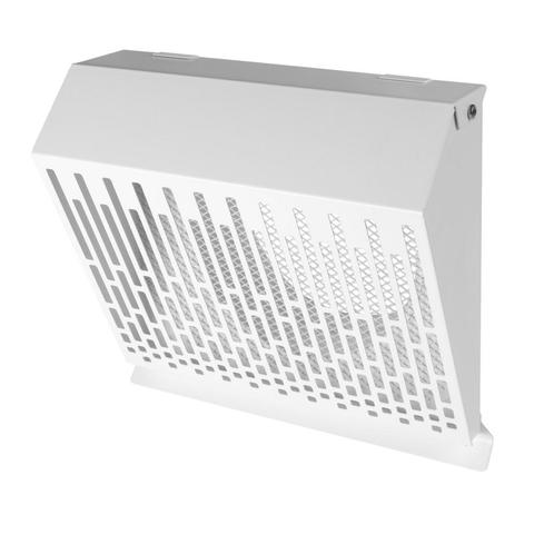 Whisper Luxe Design Gevelkap 125mm - AFVOER - WIT, Doe-het-zelf en Bouw, Ventilatie en Afzuiging, Nieuw, Verzenden