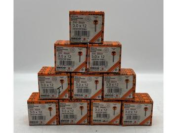 Veiling - Heco schroeven 2000 stuks 3,0x12mm (PZD) verzinkt
